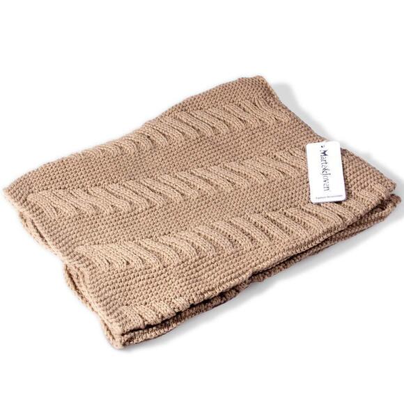 Winter Knit Infinity Scarf For Women Thick Warm Khaki Circle Loop 5612